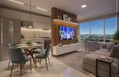 Apartamento para venda em santa cândida de 48.00m² com 2 quartos e 1 garagem