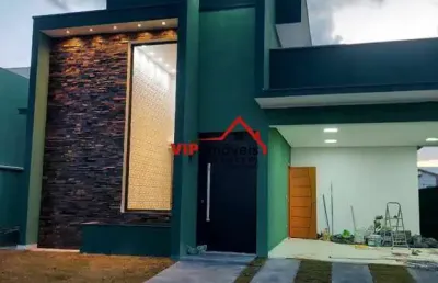 Casa de condomínio para venda em residencial jardim perolla ii de 162.00m² com 3 quartos, 1 suite e 4 garagens