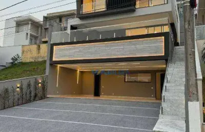 Sobrado para venda em condomínio real park de 353.00m² com 4 quartos, 4 suites e 4 garagens