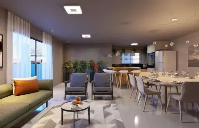 Apartamento para venda em novo mundo de 45.00m² com 2 quartos e 1 garagem