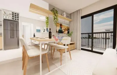 Apartamento para venda em loteamento bieda de 43.00m² com 2 quartos