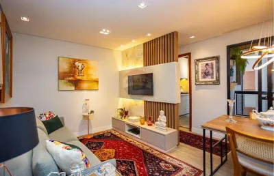 Apartamento para venda em centro de 52.00m² com 2 quartos e 1 garagem