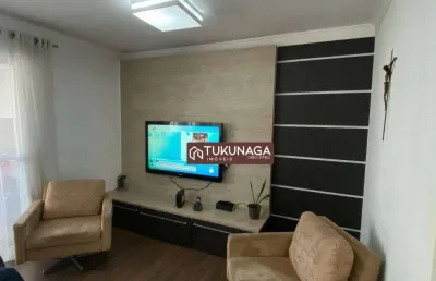 Apartamento para venda em vila augusta de 108.00m² com 3 quartos, 1 suite e 2 garagens