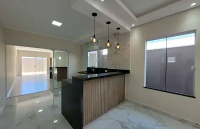 Casa para venda em residencial lívia de 156.00m² com 3 quartos, 1 suite e 2 garagens