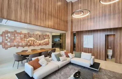 Apartamento para venda em loteamento residencial vila bella dom pedro de 181.40m² com 3 quartos, 3 suites e 3 garagens