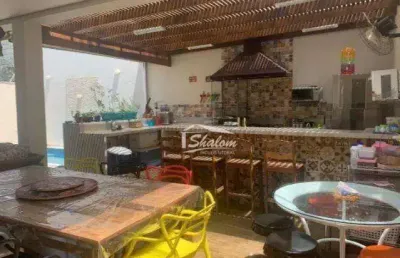 Sobrado para venda em pontal de santa marina de 406.00m² com 6 quartos, 3 suites e 2 garagens