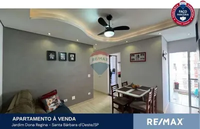 Apartamento para venda em jardim dona regina de 60.00m² com 3 quartos e 1 garagem