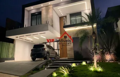 Casa de condomínio para venda em jardim novo mundo de 269.00m² com 3 quartos, 3 suites e 4 garagens
