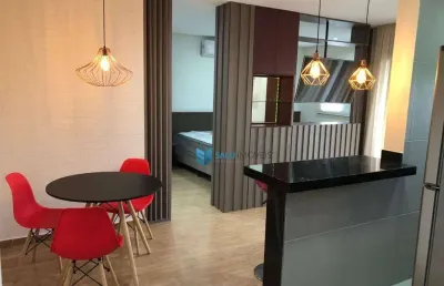 Apartamento para alugar em jardim américa de 56.00m² com 1 quarto e 2 garagens