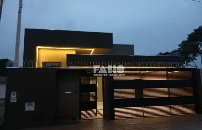 Casa para venda em residencial setsul ii de 136.00m² com 3 quartos, 1 suite e 2 garagens
