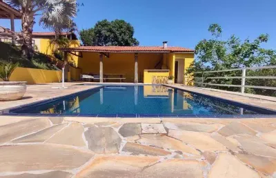 Chácara para venda e aluguel em chácara san martin i de 1080.00m² com 3 quartos, 1 suite e 6 garagens