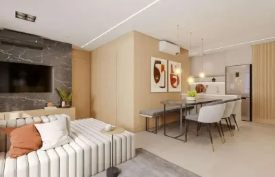Apartamento para venda em chácara bela vista de 60.95m² com 3 quartos, 1 suite e 2 garagens