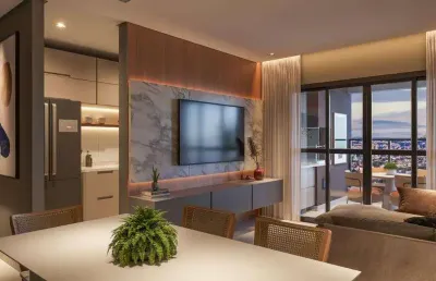 Apartamento para venda em taquaral de 90.00m² com 3 quartos, 2 suites e 3 garagens