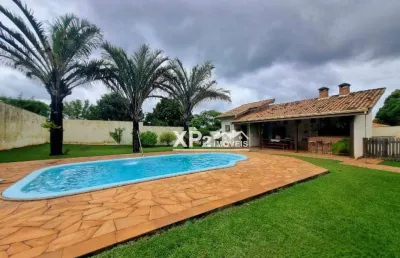 Chácara para venda em terras de itaici de 274.00m² com 3 quartos, 2 suites e 4 garagens