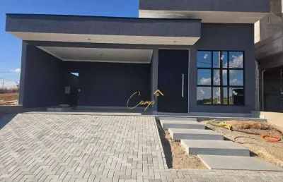 Casa de condomínio para venda em condomínio la dolce vita de 160.00m² com 3 quartos, 1 suite e 4 garagens