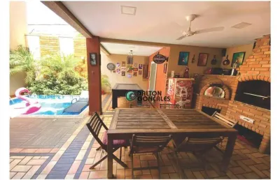 Sobrado para venda em chácara do trevo de 210.00m² com 3 quartos, 1 suite e 3 garagens
