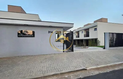 Casa de condomínio para venda em chácara primavera de 122.00m² com 3 quartos, 3 suites e 2 garagens