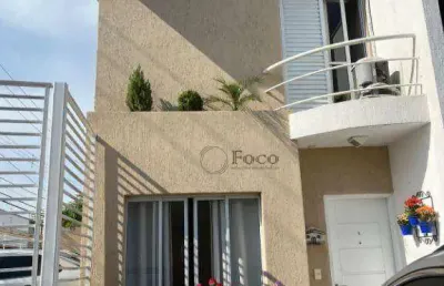 Sobrado para venda em vila augusta de 100.00m² com 3 quartos, 1 suite e 2 garagens