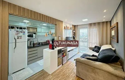 Apartamento para alugar em vila galvão de 46.00m² com 2 quartos e 1 garagem