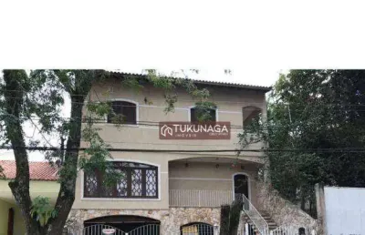 Sobrado para venda em jardim santa mena de 550.00m² com 5 quartos, 5 suites e 8 garagens