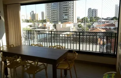 Apartamento para venda em vila mendonça de 114.00m² com 3 quartos, 3 suites e 2 garagens