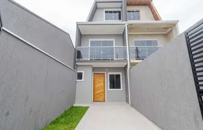 Sobrado para venda em umbará de 114.00m² com 3 quartos e 2 garagens