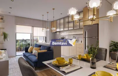 Apartamento para venda em tingui de 62.00m² com 3 quartos e 1 garagem
