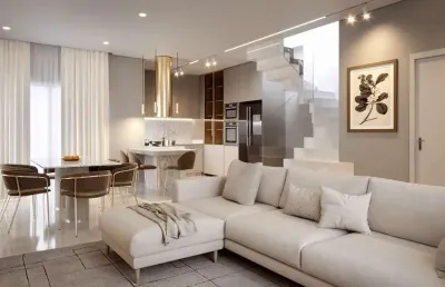 Sobrado para venda em jardim das américas de 156.00m² com 3 quartos, 1 suite e 3 garagens