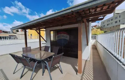 Cobertura para alugar em estoril de 145.00m² com 3 quartos e 1 garagem