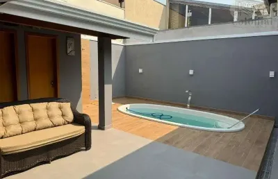 Casa para venda em parque santa isabel de 250.00m² com 3 quartos, 1 suite e 2 garagens