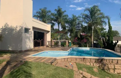 Casa de condomínio para venda em condomínio monte belo de 548.00m² com 4 quartos, 4 suites e 3 garagens