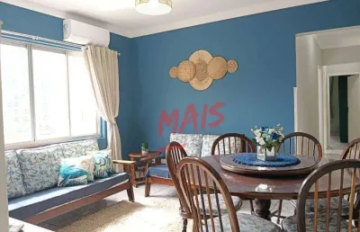 Apartamento para venda em gonzaga de 79.00m² com 2 quartos e 1 garagem