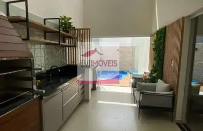 Casa de condomínio para venda em residencial jardim de mônaco de 145.00m² com 3 quartos, 1 suite e 4 garagens