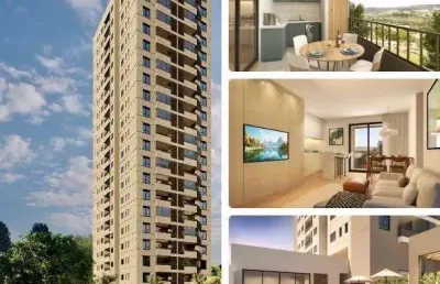 Apartamento para venda em vila do golf de 65.00m² com 2 quartos, 2 suites e 1 garagem