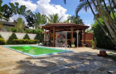 Casa de condomínio para venda em condomínio vale do sol de 389.00m² com 3 quartos, 1 suite e 6 garagens