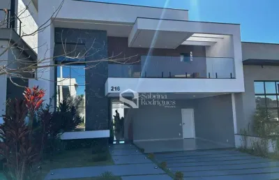 Sobrado para venda em condomínio residencial milano de 246.00m² com 3 quartos, 1 suite e 4 garagens