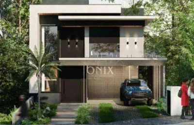 Casa de condomínio para venda em mogi moderno de 249.00m² com 3 quartos, 3 suites e 4 garagens