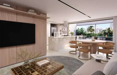 Cobertura para venda em ipanema de 130.00m² com 1 quarto e 1 suite