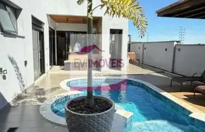 Casa de condomínio para venda em residencial jardim do jatobá de 257.00m² com 3 quartos, 1 suite e 4 garagens
