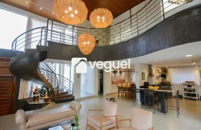 Casa de condomínio para venda em residencial e empresarial alphaville de 332.00m² com 5 quartos e 5 suites
