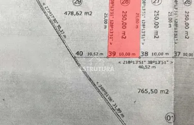 Terreno para venda em jardim maria cristina de 250.00m²