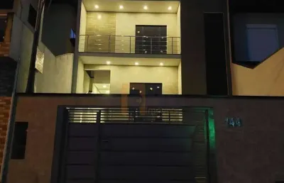 Sobrado para venda em villa di cesar de 141.00m² com 3 quartos, 1 suite e 2 garagens
