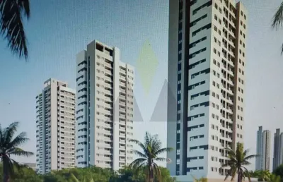 Apartamento para venda em além ponte de 68.00m² com 2 quartos, 1 suite e 2 garagens