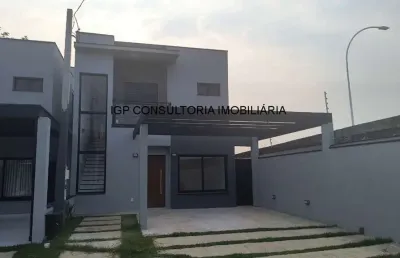 Casa para venda em jardim park real de 119.90m² com 3 quartos, 1 suite e 2 garagens