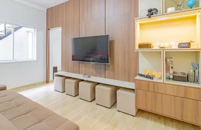 Sobrado para venda em jardim paulista de 129.00m² com 4 quartos, 1 suite e 2 garagens