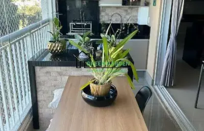 Apartamento para venda em vila lacerda de 110.00m² com 3 quartos, 1 suite e 2 garagens