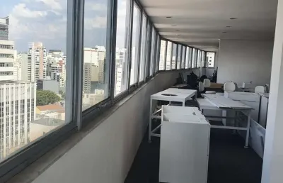 Sala comercial para venda e aluguel em consolação de 420.00m² com 5 garagens