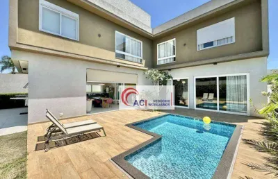Casa de condomínio para venda em granja viana de 345.00m² com 4 quartos, 4 suites e 6 garagens