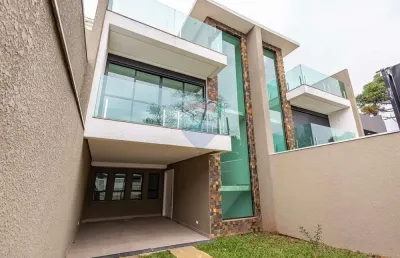 Sobrado para venda em abranches de 180.00m² com 3 quartos, 1 suite e 2 garagens