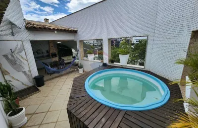 Cobertura para venda em recreio dos bandeirantes de 158.00m² com 3 quartos, 1 suite e 2 garagens